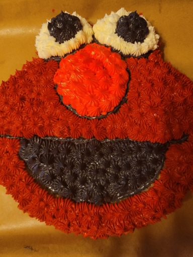 Elmo Yellow Cake